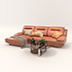 Modern Sofa and Coffee Table 3 - 3DOcean Item for Sale