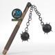 Twin ball flail medieval weapon - 3DOcean Item for Sale