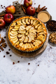Apple pie near walnuts and cinnamon - PhotoDune Item for Sale