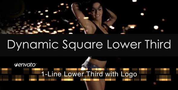 Dynamic Square Lower Third