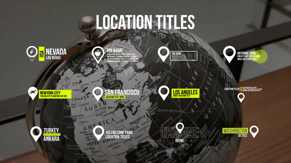 Location Titles 1.0 | FCPX & Apple Motion