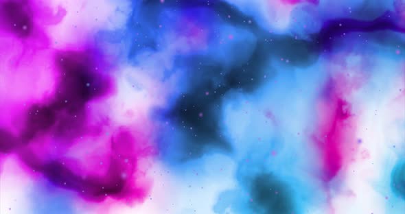 Abstract twisted holographic animation.Abstract pink and blue liquid gradient background animation.