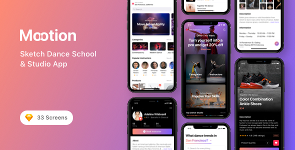 Mootion - Sketch Dance School & Studio App