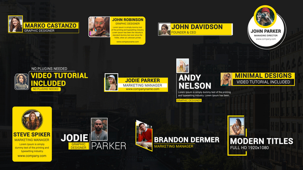 Clean Photo Lower Thirds alt