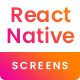 EASY - React Native all necessary Multiple Screens - CodeCanyon Item for Sale