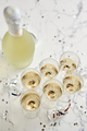 Bottle white of champagne with glasses - PhotoDune Item for Sale