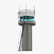 Airport Air Traffic Control Tower M 1 - 3DOcean Item for Sale