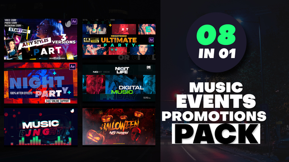 Music Events Promotions Bundle Pack