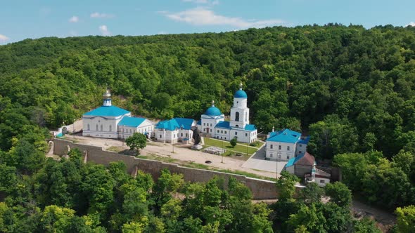 Makaryev Monastery in Russia Surrounded By Forest alt