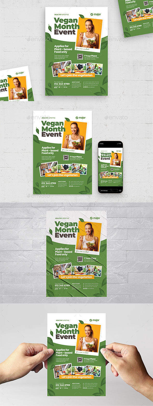 Vegan Event Flyer Template