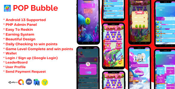 POP Bubble King - Bubble Shooter Game With Earning App
