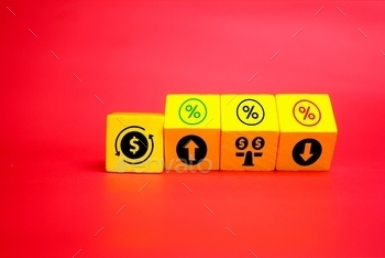 nd volatility icons. Business Concept. Investment concept