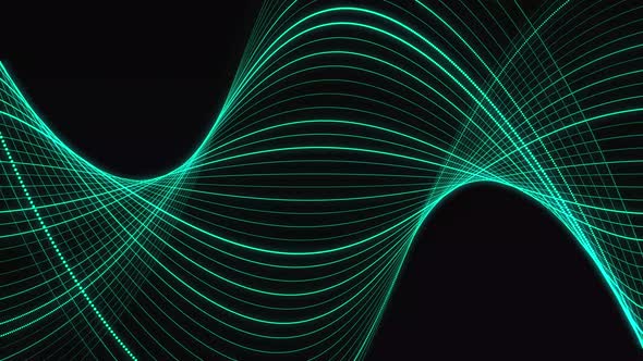 abstract line wave background animation. Vd 1915