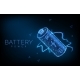 Abstract Low Poly Battery Charge From Electric - GraphicRiver Item for Sale