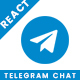 TeleSupport - Telegram Help & Support Plugin for React - CodeCanyon Item for Sale