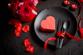 Valentines day, table setting and romantic dinner concept. - PhotoDune Item for Sale