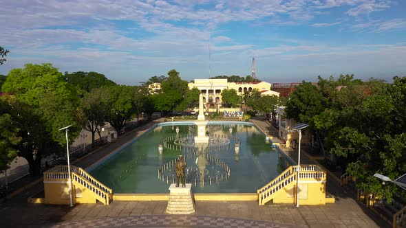 Plaza Salcedo, Dancing Fountain, at Vigan City, Philippines