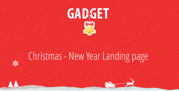 Gadget - Christmas - New Year Landing Page