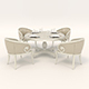 European Style Dining Table and Chairs 16 - 3DOcean Item for Sale