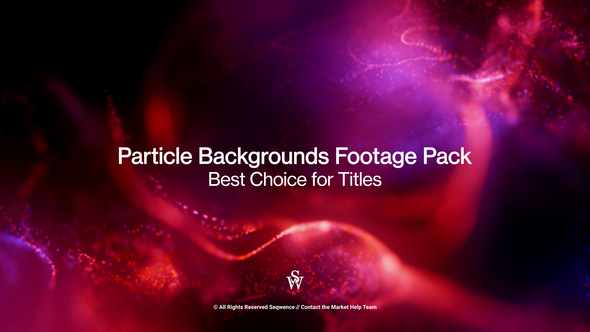 Particle Backgrounds Footage Pack II