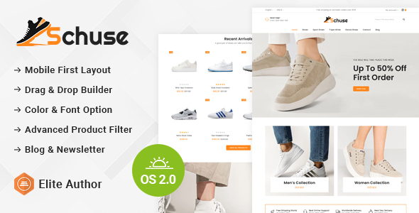 Schuse - Footwear Shoes Store Shopify 2.0 Responsive Theme