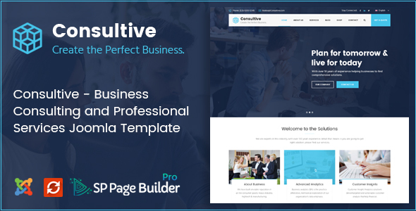 Consultive - Business Consulting and Professional Services Joomla Template