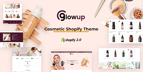 Glowup - Tema de Shopify para tienda de belleza