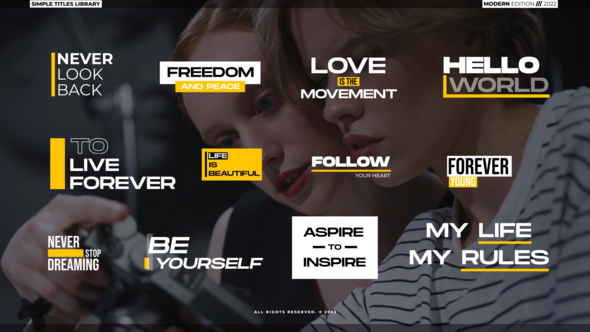 Simple Titles \ AE alt