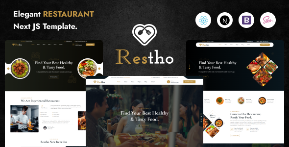 Restho - Restaurant React Next.js Template