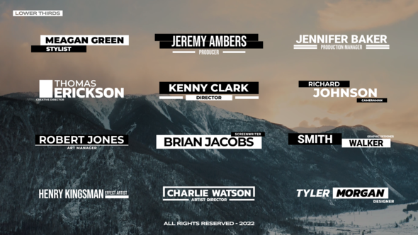 Minimal Lower Thirds | Final Cut Pro X