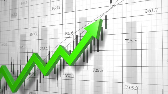 Arrow Rising Business Graph Chart