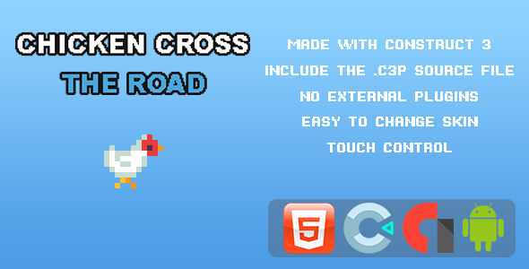 Chicken Cross The Road - Template for Construct 3