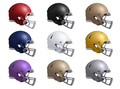 Football helmets side view in multiple colors isolated on white - PhotoDune Item for Sale