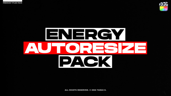 Kinetic Bounce Titles \ FCPX