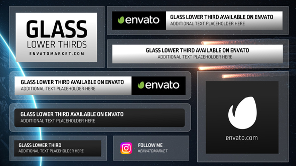 Glass Lower Thirds alt