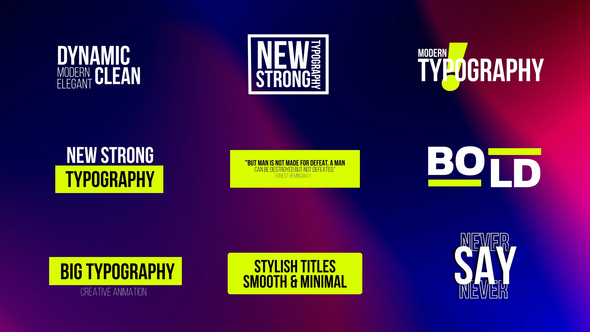 Titles 4.0 | After Effects alt