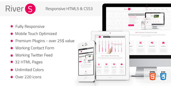 Rivers Responsive Premium Multipurpose HTML5