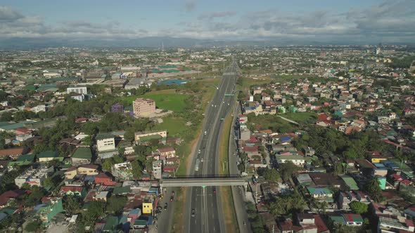 Road Junction in Manila, Philippines