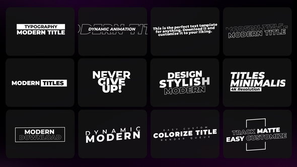 Modern Titles | FCPX