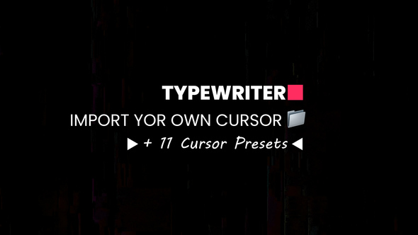 Typewriter (Custom Cursor)