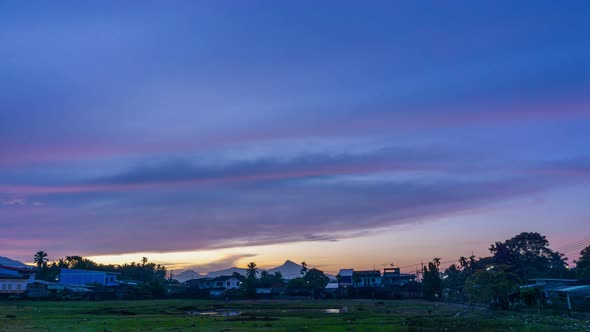 4k Time lapse, A city full of degradation and pollution that is caused by people,