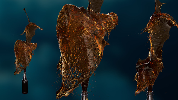 Water Bottle Splash Orange alt