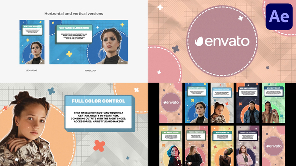 Stylish Vintage Slides for After Effects alt