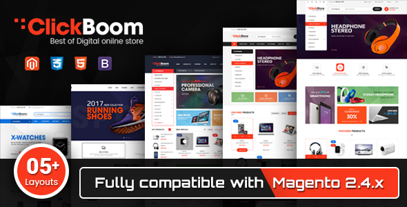 ClickBoom - Responsive Magento 2 Theme for Digital/Fashion Online Shop