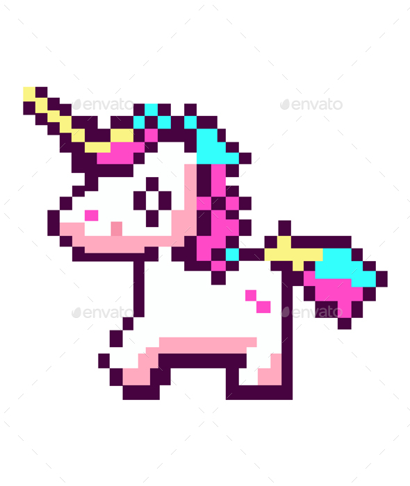 Unicorn Pixel Art