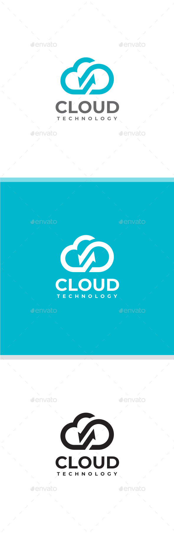 Sync Cloud Logo Template
