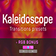 Kaleidoscope Transitions Presets 2 - VideoHive Item for Sale