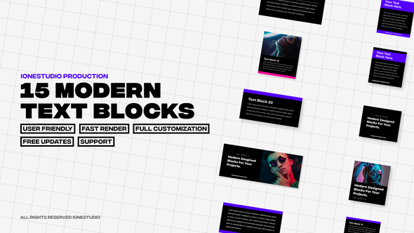 Modern Text Blocks alt