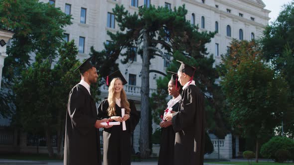 Charismatic with a Large Smile Group of Graduates