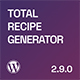 Total Recipe Generator - WordPress Recipe Maker with Schema and Nutrition Facts (Elementor addon) - CodeCanyon Item for Sale